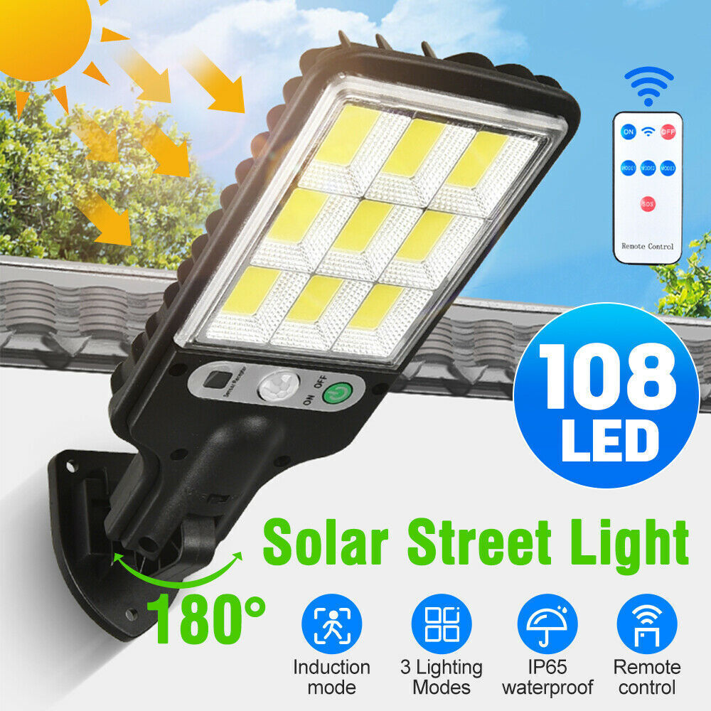 2X 6000W Motion Sensor Solar lights