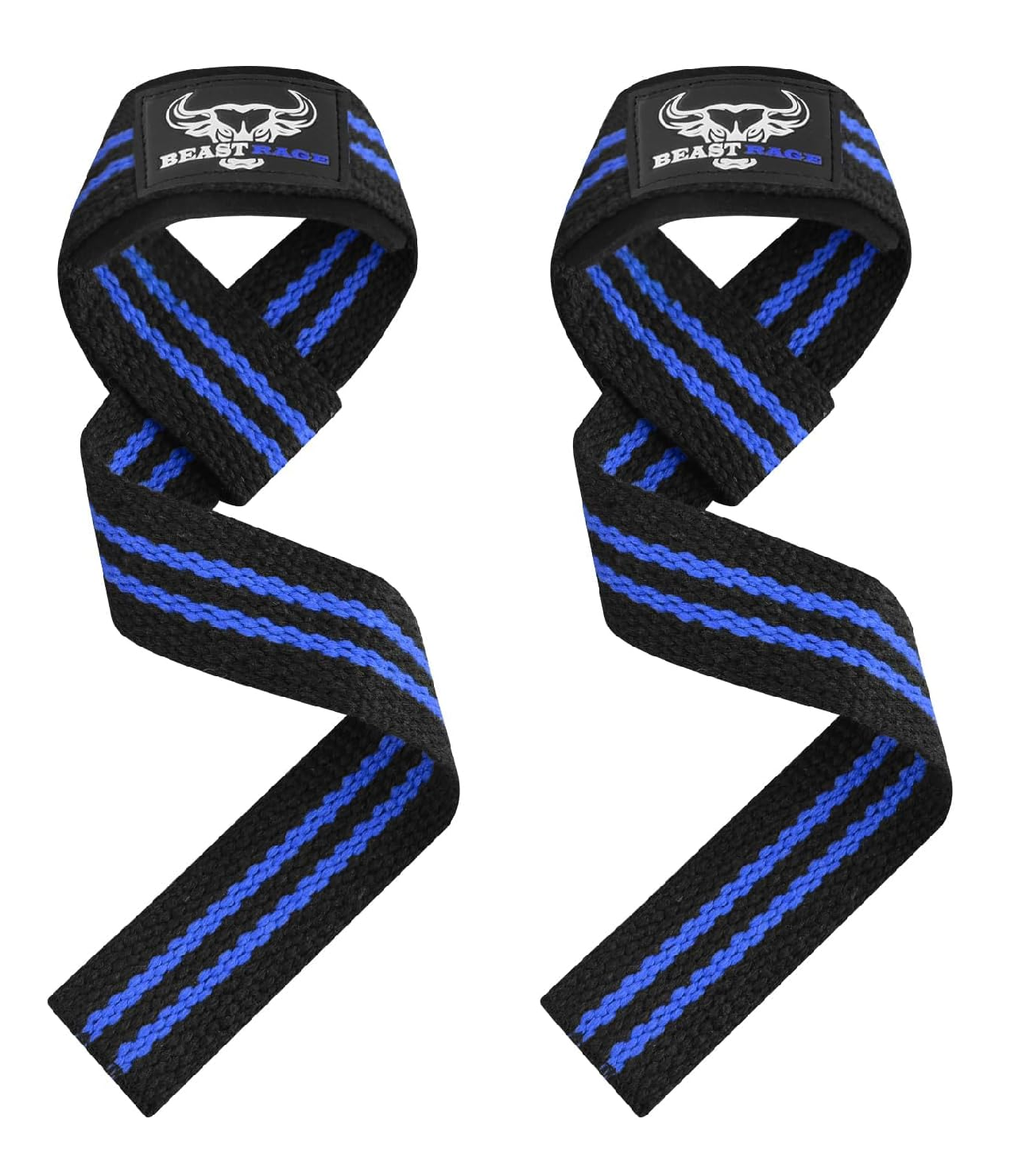 Heavy Duty Weight Lifting Straps with Padded Gel Grip – Non-Slip Cotton Gym Wraps