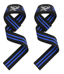 Heavy Duty Weight Lifting Straps with Padded Gel Grip – Non-Slip Cotton Gym Wraps