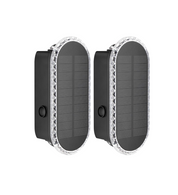 6 Pack Solar Fence Lights Outdoor – Up & Down Wall Lamps