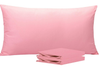 2 Pack Super Soft Brushed Microfiber Pillowcases 50x90cm – Fade & Wrinkle Resistant, Pink