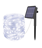 Cool White Solar Fairy Lights
