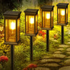4-Pack Warm White Solar Garden Lights
