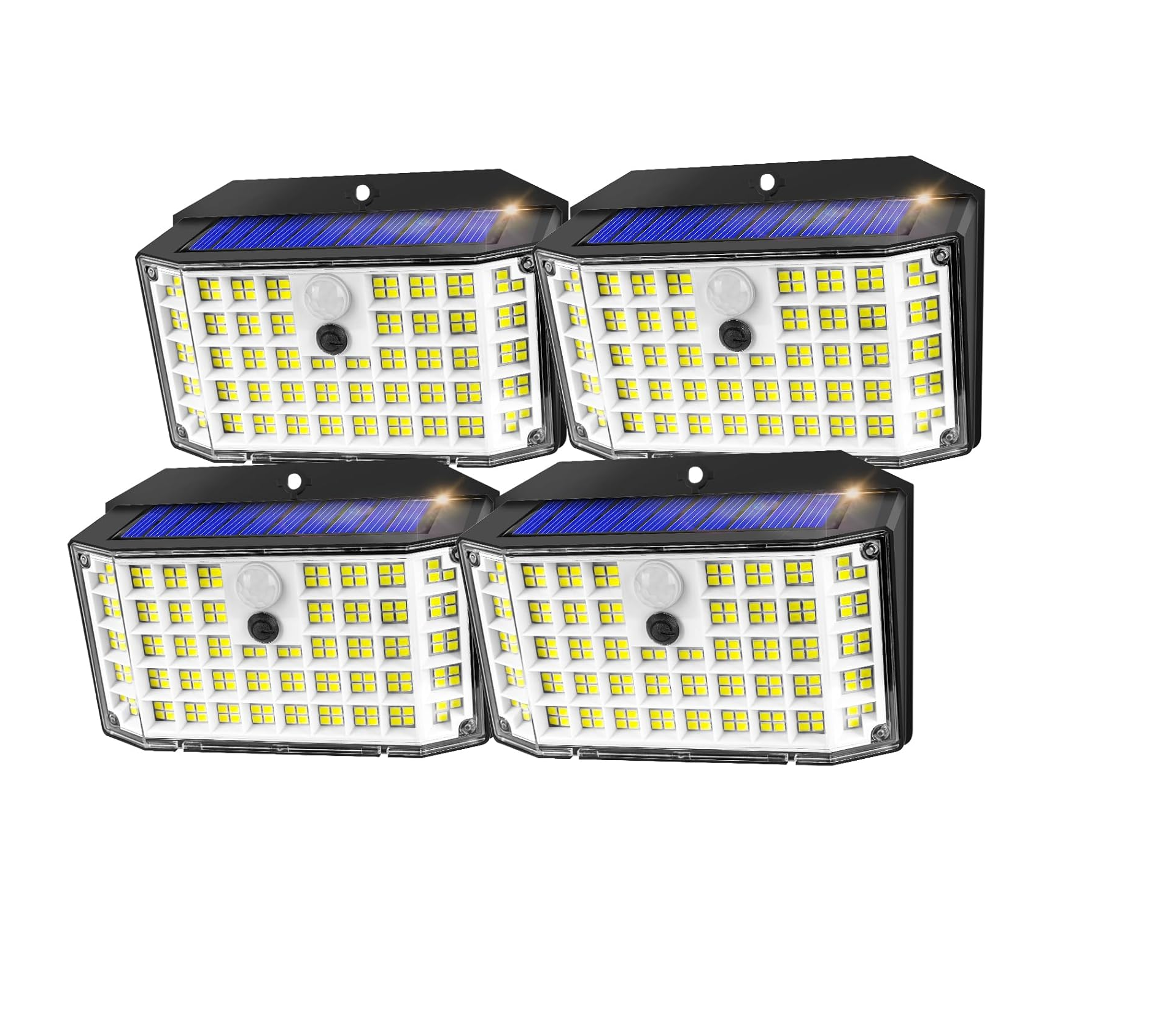 4 Pack Solar Motion Lights – 2000LM Outdoor Security