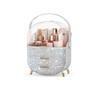 Large Multifunctional Makeup Organizer with Drawers – Dustproof Cosmetic Storage Box