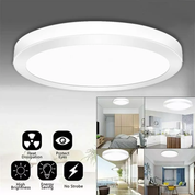 LED Round Ceiling Light – 10W-24W, Cool White