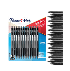 InkJoy 300RT Retractable Ballpoint Pens – 1.0mm Medium Point, Black, 12 Pack