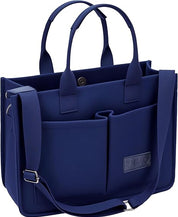 Large Canvas Tote Bag for Women – Work Shoulder Handbag with Compartments