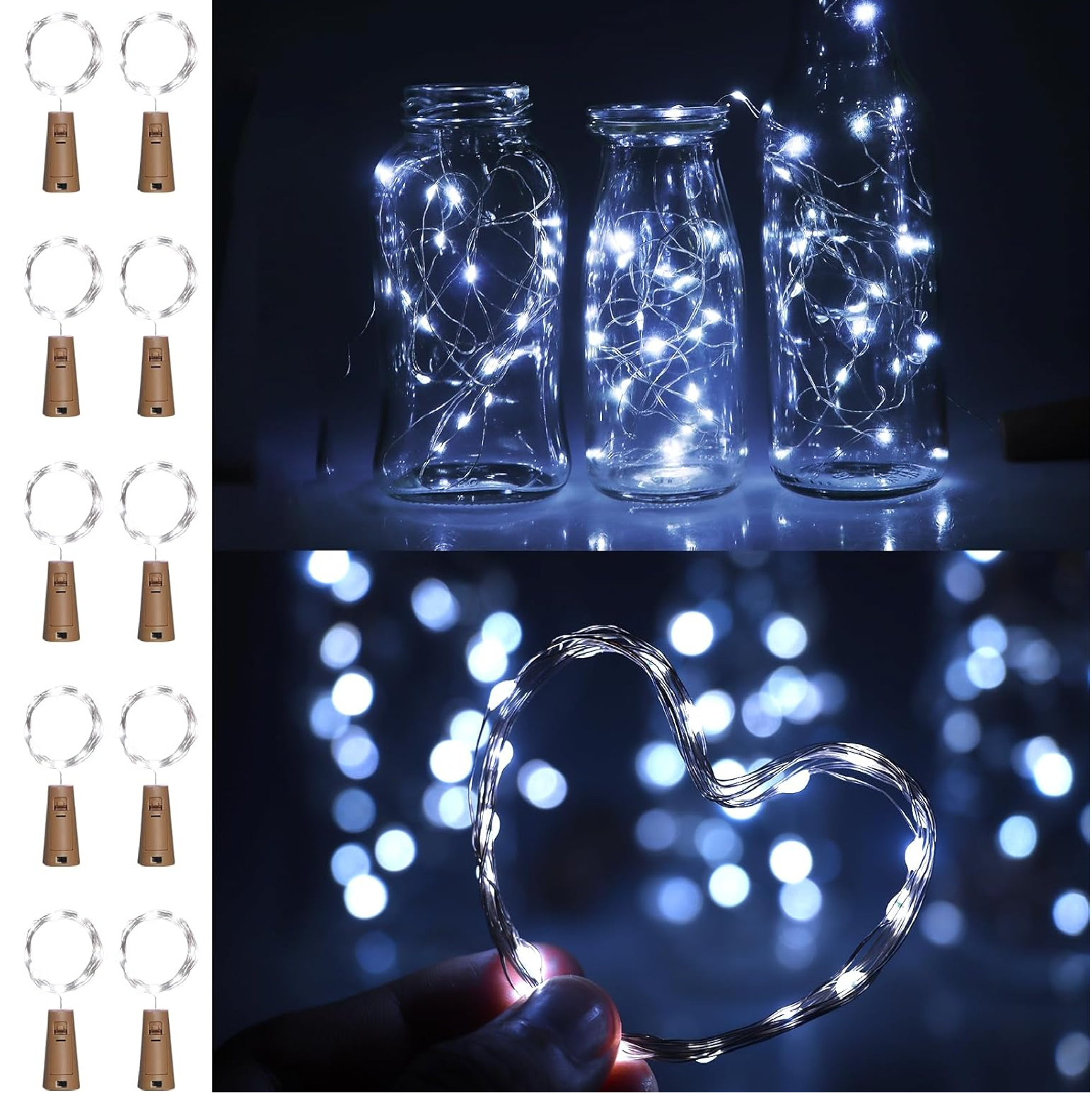 Multi-Color Bottle fairy lights