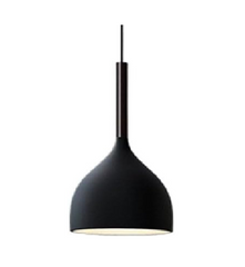 Black Iron E27 Light Fixture, 17×35cm, Bulb Not Included