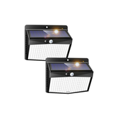 168LED Solar Security Lights – 2 Pack Outdoor Waterproof
