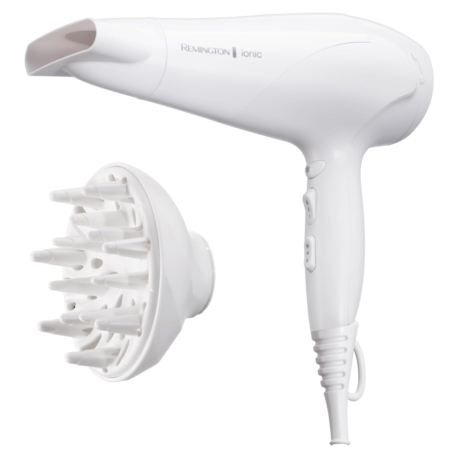 Professional 2200W Ionic Hair Dryer – Fast Dry Blow Dryer with Diffuser & Nozzle