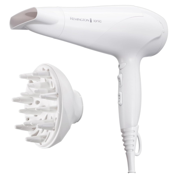 Professional 2200W Ionic Hair Dryer – Fast Dry Blow Dryer with Diffuser & Nozzle