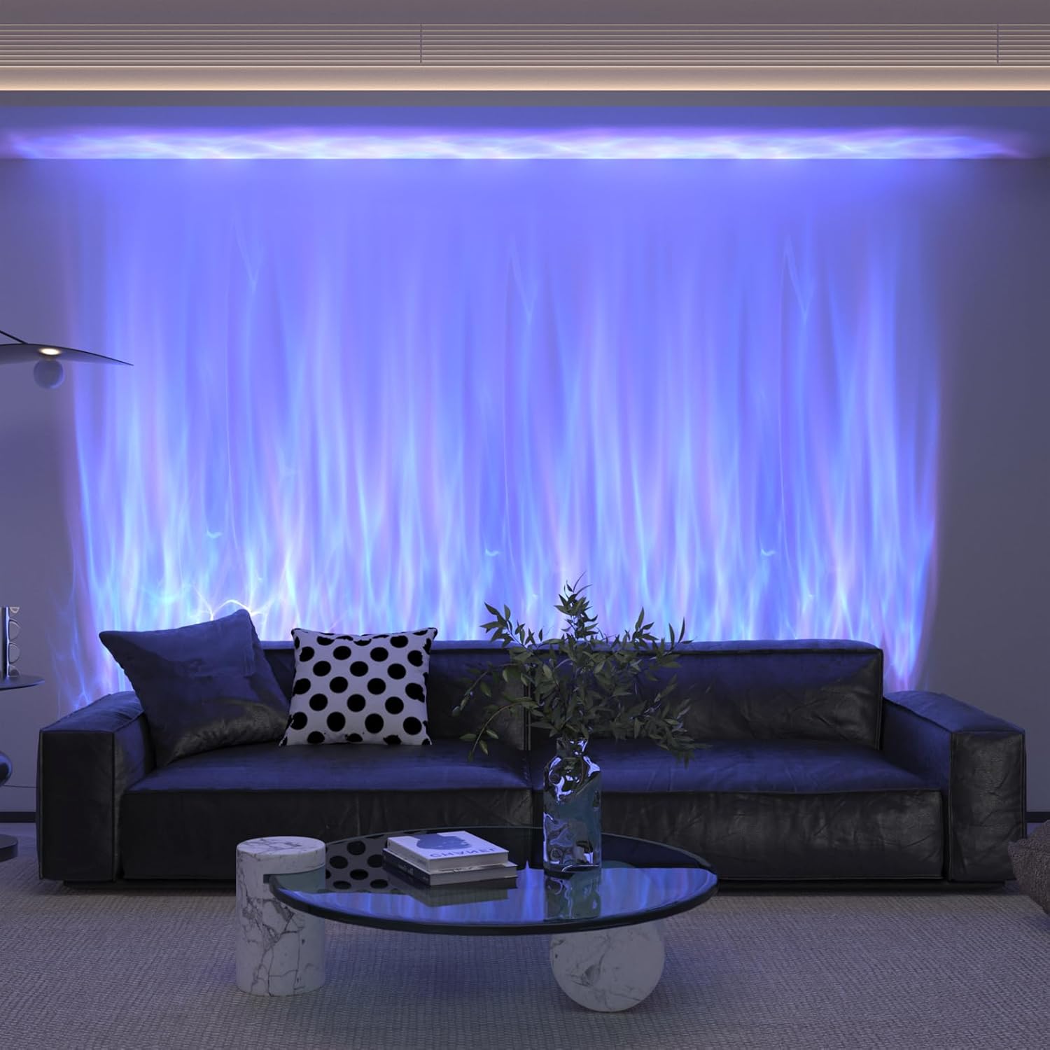 RGBW Dynamic Wave Wall Light with APP & Remote
