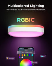Smart RGBIC 30cm LED Ceiling Light
