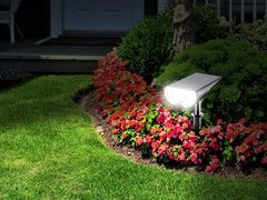 Solar Motion Sensor Lights, Solar LED Spotlights, IP67 Waterproof Outdoor Garden Lights Wireless Solar Powered Spot Lights for Garden