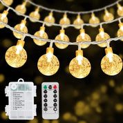 Battery Globe Fairy Lights with Remote, 100 LEDs, 10M