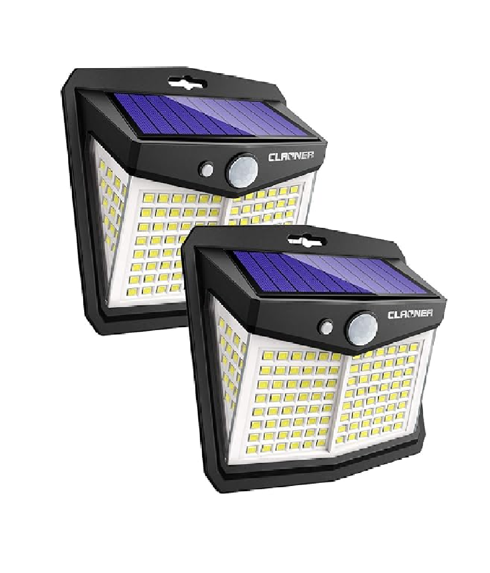 128 LED Solar Motion Lights – Outdoor Security (2 Pack)
