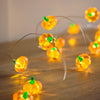 20 LED Pumpkin String Lights with Timer – 2m