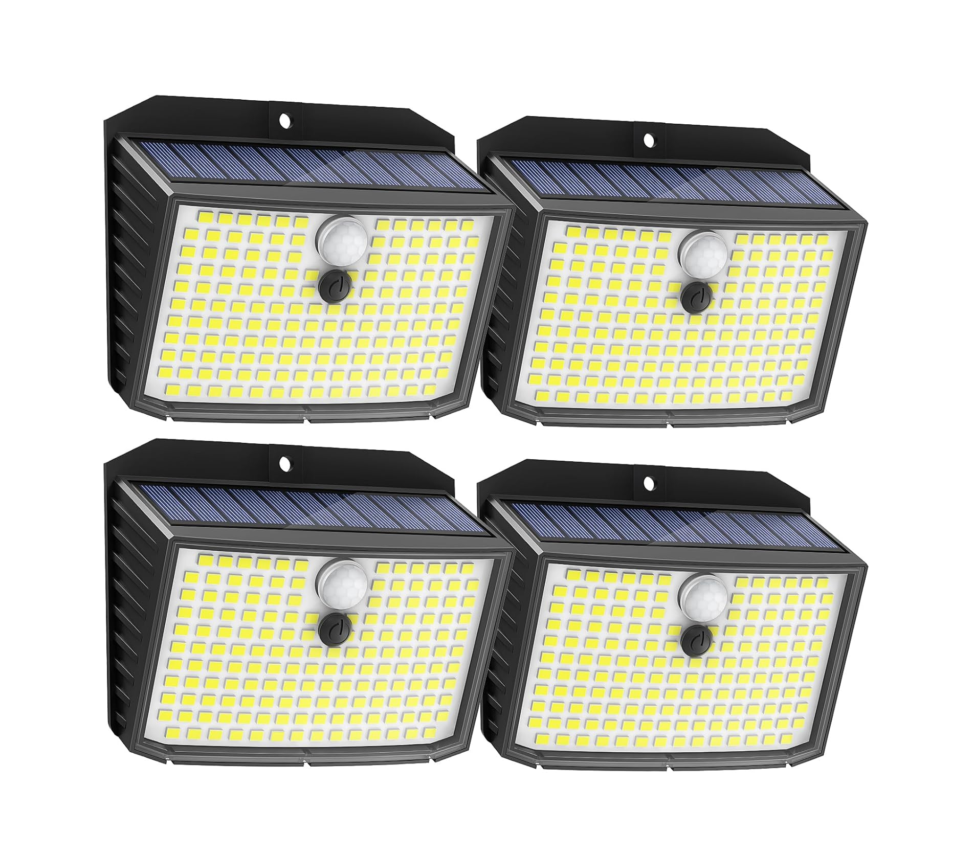 Solar Detection Security Lights 4 Pack