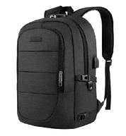 Anti-Theft Laptop Backpack – 17.3" Water-Resistant Business Travel Bag with USB Port