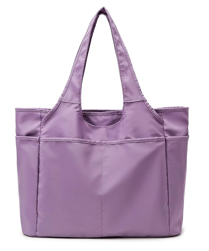 Large Capacity Women’s Tote Bag – Multi-Pocket Shoulder Handbag with Zipper