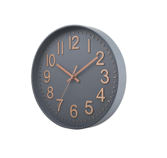 12-Inch Silent Modern Wall Clock, Non-Ticking Battery Operated for Home & Office