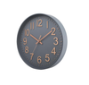 12-Inch Silent Modern Wall Clock, Non-Ticking Battery Operated for Home & Office