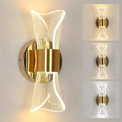 Modern 12W Dimmable LED Wall Sconce with Adjustable Color