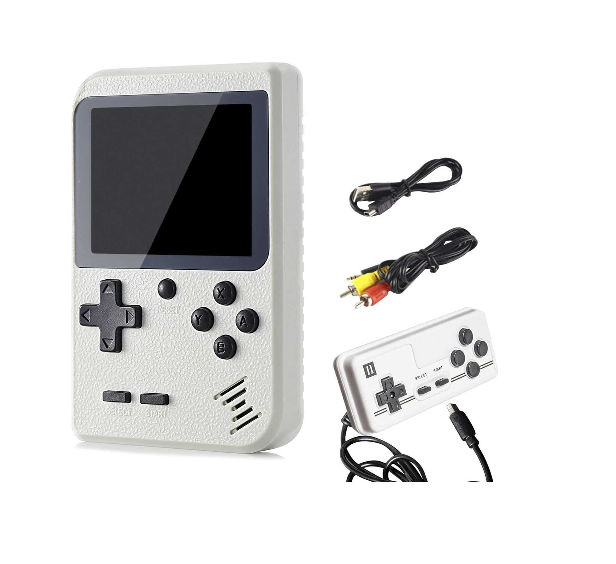 Retro Handheld Game Console with 800 Games, TV Output, 2-Player, Rechargeable