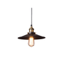 Retro Pendant Light Shade Vintage Industrial Ceiling Lighting LED Restaurant Loft Black Lamp Shade E27 Base for Kitchen, Coffee-Shop, Chandelier (Bulbs Not Included)