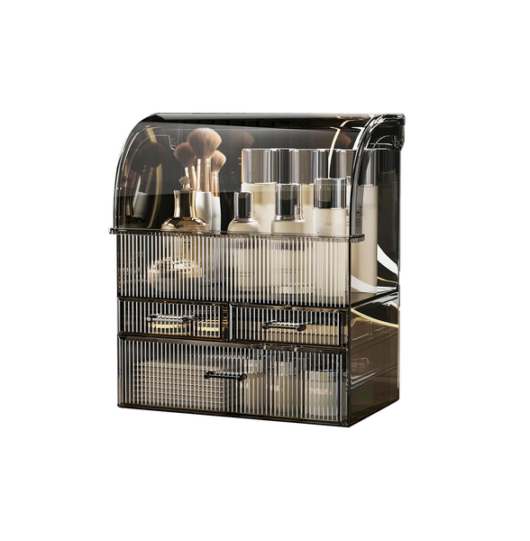 Acrylic Makeup Organizer with Drawers Skincare Storage Display Case
