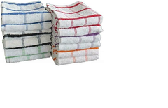 Wonderdry 3-Pack Egyptian Cotton Terry Tea Towels – Jumbo Thick Absorbent Cloths