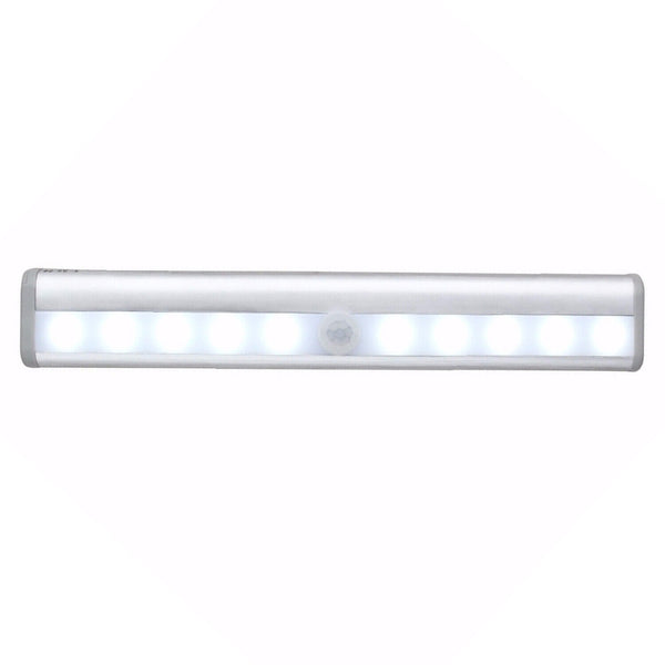 Wireless Under Cupboard Light, 10 LED Motion Sensor Lights Battery Operated with Magnetic Strip