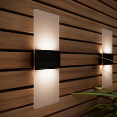 SolarCentre Gemini XL Solar Wall Lights Set of 2