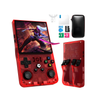 Retro Handheld Game Console with 256GB, 40000+ Games, 4.0" HD Screen – Red