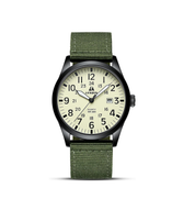 Men’s Military Analog Quartz Watch, Waterproof Tactical Sport Nylon Band