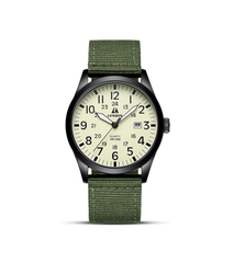 Men’s Military Analog Quartz Watch, Waterproof Tactical Sport Nylon Band