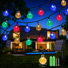 59Ft 100 LED Solar Globe String Lights – Multicolour, Waterproof, 8 Modes