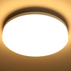 Bathroom Light Warm White, 15W 1500 Lumen Waterproof Ceiling Lights, 3000K, IP54, 100W Equivalent, Small, Modern, Round Ceiling Light