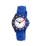 Boys Analog Quartz Watch with Durable Silicone Strap and Easy-Read Dial