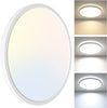 24W LED Bathroom Ceiling Light, 2100LM, 3 Color Temperatures, 22cm Ultra Thin Round Light