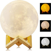 5.9 Inch 3D LED Moon Light with Stand