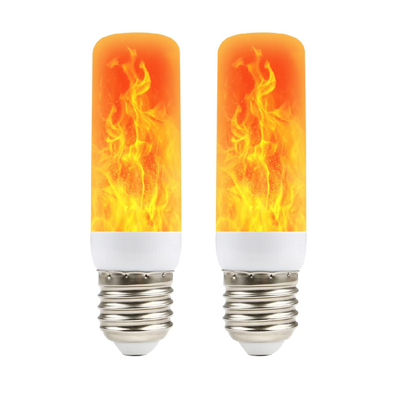 Flame Bulb 2 Pack LED E27 Flickering Effect
