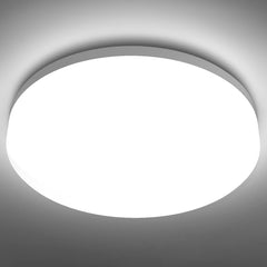 Bathroom Ceiling Light, 15W 1500lm 100W Equivalent, IP54 Waterproof, Small Dome Modern Flush Ceiling Light for Kitchen, Bulkhead, Toilet, Porch, Bedroom, Utility Room and Hallway