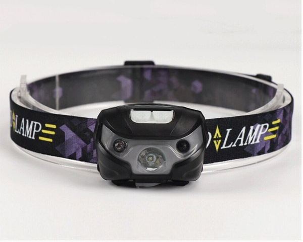 Sensor headlamp, Large Capacity Battery, Portable, 100,000 Hours Life, Mini LED headlamp, Several Light Modes