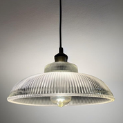 Modern Glass Bistro Ceiling Pendant Light Shade (Shade Only)