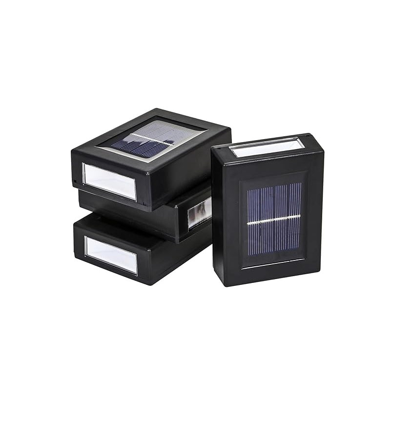 4 Pack Solar Outdoor Wall Light