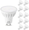 GU10 LED Bulbs Cool White 6000K, 5.5W LED Spotlight 50W Halogen Equivalent, 500LM, Energy Saving Light Bulbs, Non Dimmable, Pack of 10