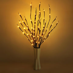 LED Branch Lights 3 Pack 73cm Twig Lights Decoration White